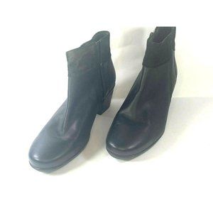 Clarks Collection Womens Emslie Twist Ankle Boots Black Side Zip Cushioned 11 M